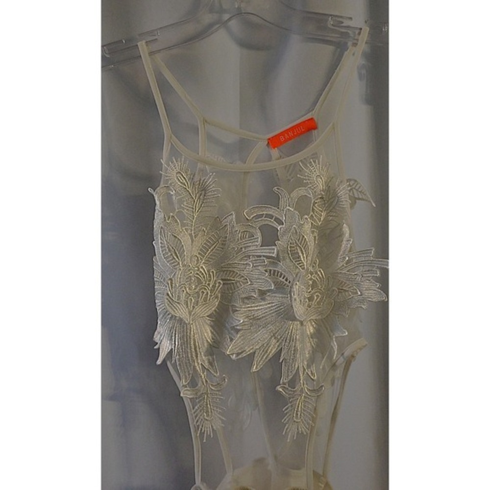 Banjul Lace Bodysuit Maxi‎ Dress